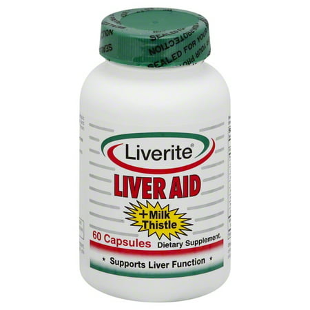 Liverite Products Liverite  Liver Aid, 60 ea (Best Vitamins And Minerals For Liver Health)