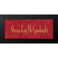 thumbnail image 2 of Marrott, Stephanie 14x8 Black Modern Framed Museum Art Print Titled - Always Kiss Me Goodnight, 2 of 5