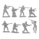 thumbnail image 3 of Soldados de juguete BMC Toys Infantería estadounidense de la Segunda Guerra Mundial, 33 piezas, gris, escala 1:32, 3 of 9