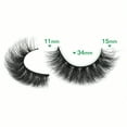 thumbnail image 5 of 14-Pairs Pack Short Faux Mink False Lashes - Natural Look, Thick Volume Wispy Strip Lashes, Cat Eye Style That Looks Like Extensions, 5 of 10