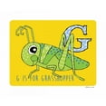 thumbnail image 3 of Marrott, Stephanie 14x12 Black Modern Framed Museum Art Print Titled - G is For Grasshopper, 3 of 5