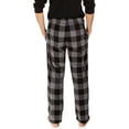 thumbnail image 4 of DG Hill Mens Pajama Pants, Fleece Pajama Bottoms with Pockets, Plaid or Camo Mens Sleep Pants, 4 of 10