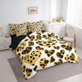 thumbnail image 3 of Castle Fairy Boys Girls Cheetah Print Love Heart Bedding Comforter Set 7pcs,Happy Valentine's Day Queen Bedding Sets Super Cozy,Romantic Lover Couple Queen Sheet Sets,Luxury Bedroom Decor,Reversible, 3 of 8