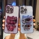 thumbnail image 2 of Lindo Dibujo Animado Hello Kitty Maquillaje Espejo Lujo Cambio Gradual Soporte De Silicona Funda Para IPhone 11 12 13 Pro Max 14 Plus, 2 of 4