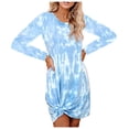 thumbnail image 2 of Ichuanyi liquidación moda corbata para mujer- sangeweweweweweweweweward vestido casual suelto cómoda ICHUANYI WER2023082210599, 2 of 8