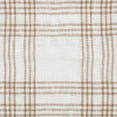 thumbnail image 4 of VHC Brands Woven Plaid Modern Farmhouse Throw Blanket, Wheat, 60x50, 4 of 5