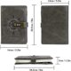 thumbnail image 2 of B6 Leather Journal with Lock, Three-digit Password Diary with Combina, 2 of 3
