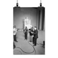 thumbnail image 2 of Print: Men Playing Guitars And Singing Inside The Lincoln Memorial, View 2, 2 of 4