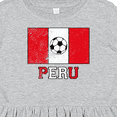 thumbnail image 4 of Inktastic Peruvian Soccer Girls Toddler Dress, 4 of 5