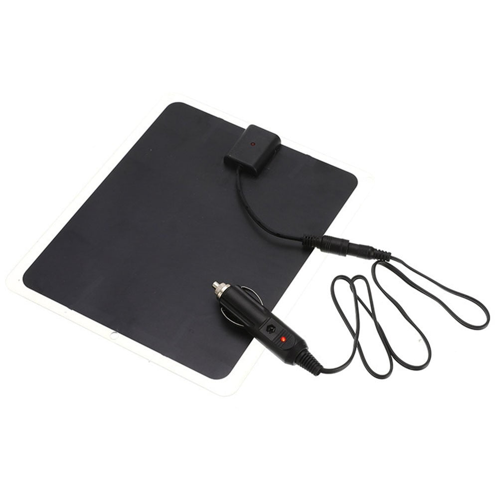 Whatever You Like-Portable 20W 12V Solar Panel Battery Charger Kit for Car, Van, Caravan, Boat - Weatherproof Trickle Charger with USB & DC Output, Clips Included"}