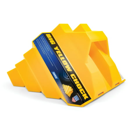 Camco 44419 Big Yellow Chock Without Rope, Helps Keep Your Trailer or RV In