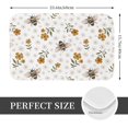 thumbnail image 2 of Pofeuu Bees And Flowers Print Flannel Doormats Rug16"x24"Rug Washable Doormats Indoor Outdoor Rugs for Layered Front Door Mats, Porch, Kitchen, Entryway, 2 of 7