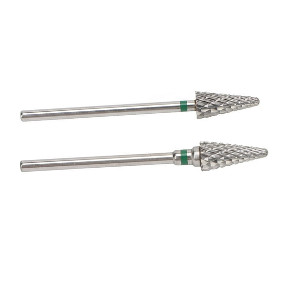 Juego De Brocas Para Uñas, Pulido Eficiente Profesional, Puntas Para Lima De Uñas De Metal, Cabezal Para Pulidor De Uñas, 2 Piezas Con Caja De Almacenamiento Para Manicura
