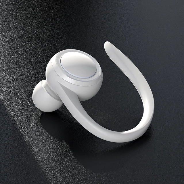 Auriculares Bluetooth para colgar en la oreja, llamadas para automóvil, auriculares Bluetooth inalámbricos monoaurales, batería de larga duración