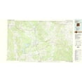 thumbnail image 2 of USGS 18x12 White Modern Wood Framed Museum Art Print Titled - Chama New Mexico Colorado Quad - USGS 1981, 2 of 4