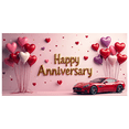 thumbnail image 6 of LUUFILx Anniversary Celebration Backdrop Banner Party Decorations Photography Props Event Background Home Decor Supplies Happy Anniversary Decor, 6 of 8