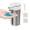 White-2, variant on Automatic Soap Dispenser 304 Metal nearness Motion Activated Liquid Soap Dispenser With Rechargeable Battery Customizable Output For Sink Area