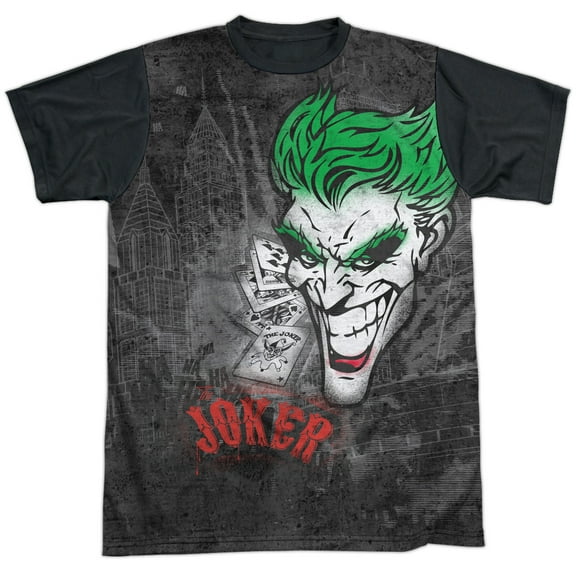 Batman Joker Sprays The City Unisex Adult Halloween Costume Sublimated T Shirt