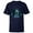 Navy, variant on Disney Haunted Mansion Movie Gracey Manor Gates - Short Sleeve T-Shirt for Kids - Customized-Athletic Heather