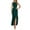 Dark Green, variant on Navy Wedding Guest Dress Elegant Long Slit High Low Evening Gown with Ruffle Hem Party Dress for S polyester Women's Casual Dress