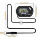 thumbnail image 4 of Aquarium Thermometer 4 Pieces Digital With Waterproof Probe For Aquarium Glass Containers, 4 of 5