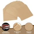 thumbnail image 3 of Uxcell 500 Pcs Unbleached Parchment Paper Baking Sheets Squares, 4 Inch Hamburger Patty Paper, Non Stick Parchment Pulp Paper for Baking Grilling or Meat Storage, Wood Color, 3 of 6