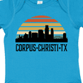 thumbnail image 4 of Inktastic Corpus Christi Texas Skyline Retro Boys or Girls Baby Bodysuit, 4 of 5
