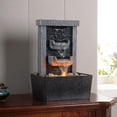 thumbnail image 2 of Fuente GOSSI con forma de cascada para interiores, decoración del hogar, 26 cm, con iluminación, 2 of 9