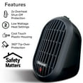 thumbnail image 3 of Honeywell HeatBud Ceramic Personal Electric Heater Black, HCE100B, 3 of 11