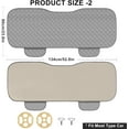 thumbnail image 4 of 2pc Comfortable Car Seat Covers Universal Front Seat Covers for Car Accessories with Storage Pockets, Padded Car Interior Covers for Automotive, SUV, Truck, and Van(Khaki), 4 of 7