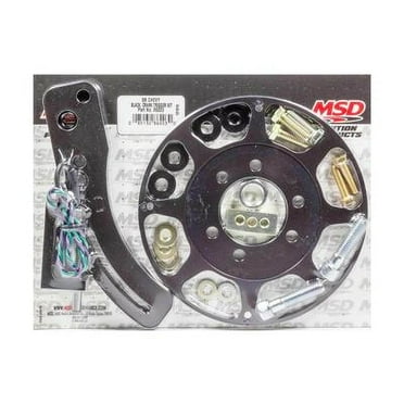 Msd Ignition 86203, Bbc Crank Trigger Kit Black Performance Racing Parts