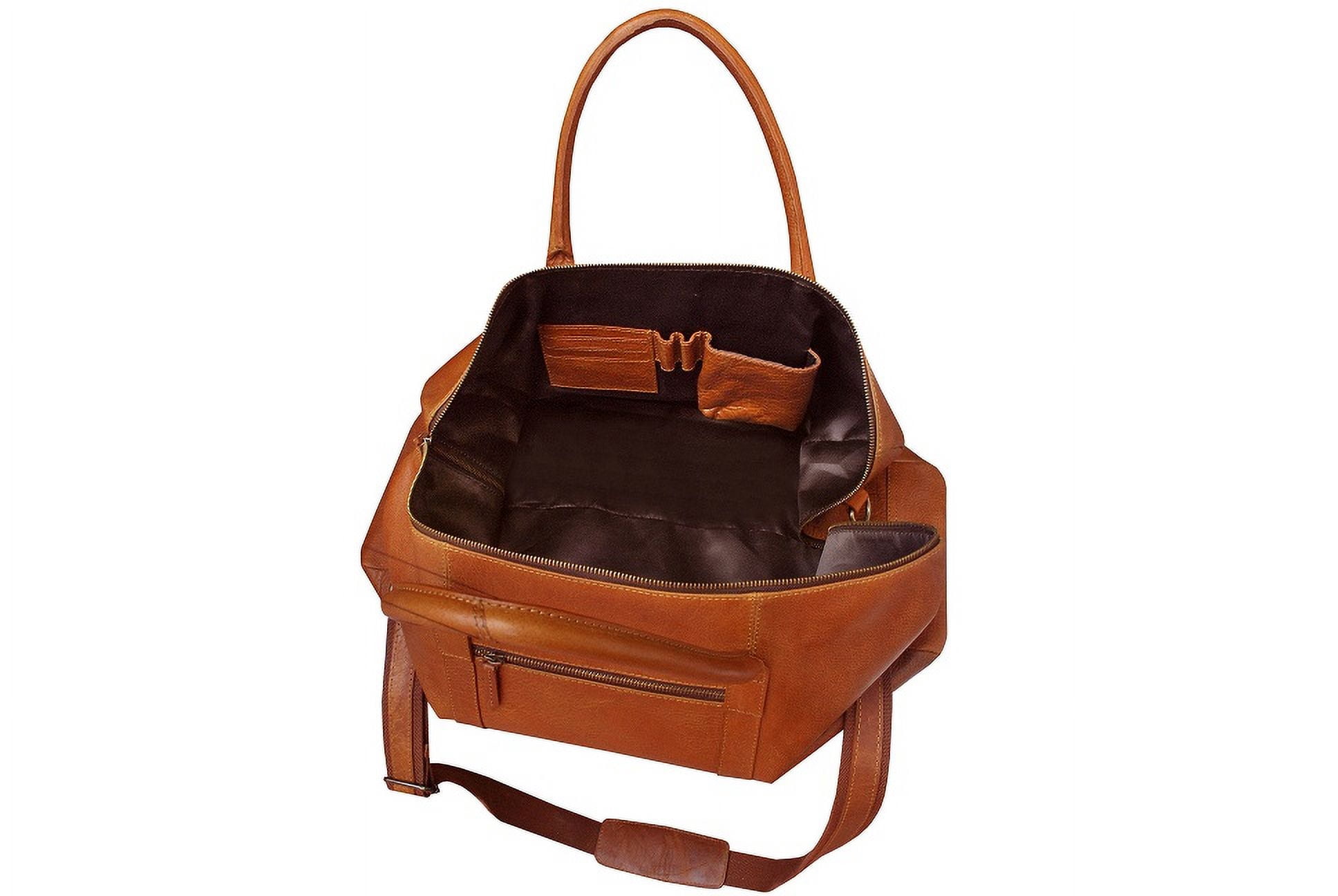Leather Cow Hide Carry-On Duffle Duffel Weekend Gym Luggage Travel Bag 1831AF