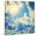 thumbnail image 3 of MARMONT HILL 'Clouds' Painting Print on Wrapped Canvas - Multi-Color 40 x 40, 3 of 5