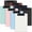 Black, Dark Blue, Dark Red, Coffee Brown, Light Blue, Light Grey, Pink, Green, variant on VINGVO Clipboards (Set of 4), Colorful Clip Boards with Metal Clip, Plastic Nursing Clip Boards Standard A4 Letter Size for Teacher Students, School&Office Supplies (Black, Blue, Red, Coffee Brown)
