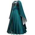 thumbnail image 3 of Little Girls Anna Queen Cosplay Dress Halloween Birthday Party Fancy Outfits, 3 of 7