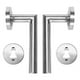 thumbnail image 2 of Manija De Puerta De 2 Piezas, Accesorio De Muebles De Acero Inoxidable, Accesorios De Cerradura Ajustable, Componente De Barras De Puertas De Pestillo Para Reemplazar Eigraketly HA025923-02, 2 of 5