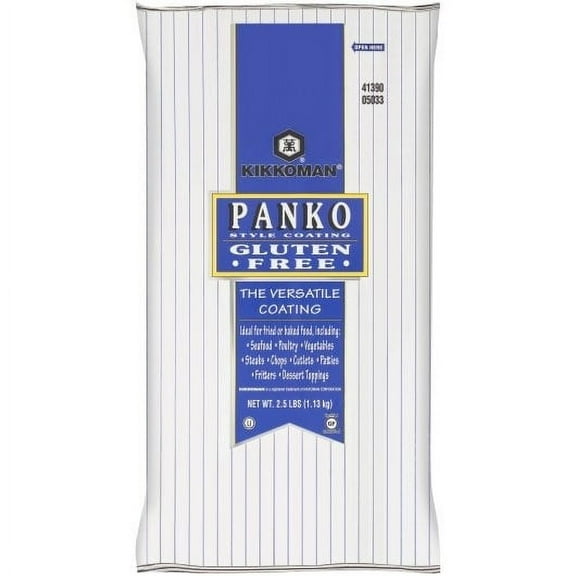 Kikkoman Gluten Free Panko Style Coating, 2.5 Pounds, 6 Per Case