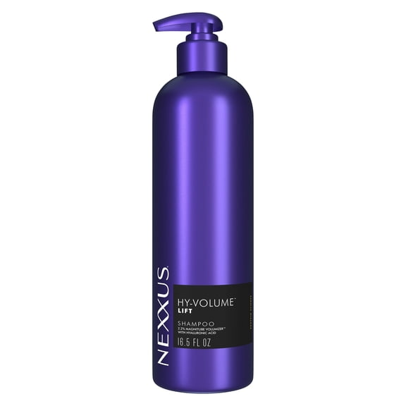 Nexxus Hy-Volume Shampoo for Flat & Limp Hair for Lift and Volume Hair Care Powered by Magnitube Volumizer Technology With Hyaluronic Acid, 16.5 Fl oz