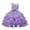 E233-Purple, variant on hengsof Girls Summer Embroidered Tulle Princess Dress Cute Bowknot Ruffled Layered Mesh Party Gown for 3-15 Years