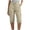 Beige, variant on Womens Clothing Cargo Capri Pants for Women Casual Loose-Fit Cuffed Capris Pants Summer Cropped Pants, Zipper Fly with Button Closure with Pockets Beige M at