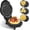3 In 1 Waffle Maker, variant on Electric Crepe Maker 12'' & Griddle - Non-Stick Pan With Spreader for Roti, Tortilla, Blintzes, Pancakes - Adjustable Temperature, 1000W