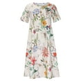 thumbnail image 2 of Pntutb Dress for Women Casual Round Neck Print Summer Short Sleeve Dresses Pockets, 2 of 7