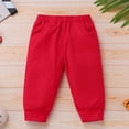 thumbnail image 5 of IDOPIP Unisex Baby 1st Birthday Outfits Race Car Driver Clothes Winter Crew Neck Long Sleeve Tops Red Pants Size 12-18M, 5 of 7
