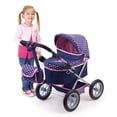 thumbnail image 2 of Cochecito de bebé con diseño de Bayer, moderno, azul/rosa, para muñecas de hasta 46 cm, 2 of 4