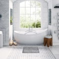 thumbnail image 2 of Bath Rug Memory Foam Mat 3D Pebble Light Gray 32"L x 20"W, 2 of 6
