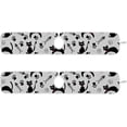 thumbnail image 3 of Coolnut Black Cats and Fish 2PCS Faucet Absorbent Mat Kitchen Faucet Sink Splash Guard Microfiber Cloth Faucet Splash Catcher Water Absorbent Mat, Faucet Mat for Kitchen Sink 14x5in, 3 of 7