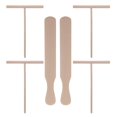 thumbnail image 3 of Wooden Crepe Spreader Set – 6pcs Food Grade Wooden Pancake Spatulas for Easy Crepe Making at Home or Restaurant Kitchens, 3 of 3