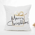 thumbnail image 3 of destyer Christmas Snowflake Letter Tree Pattern Christmas letter pillowcase Christmas Soft Home Car Office Square Pillowcase Cover Case Pillowslip 45x45cm, 3 of 5