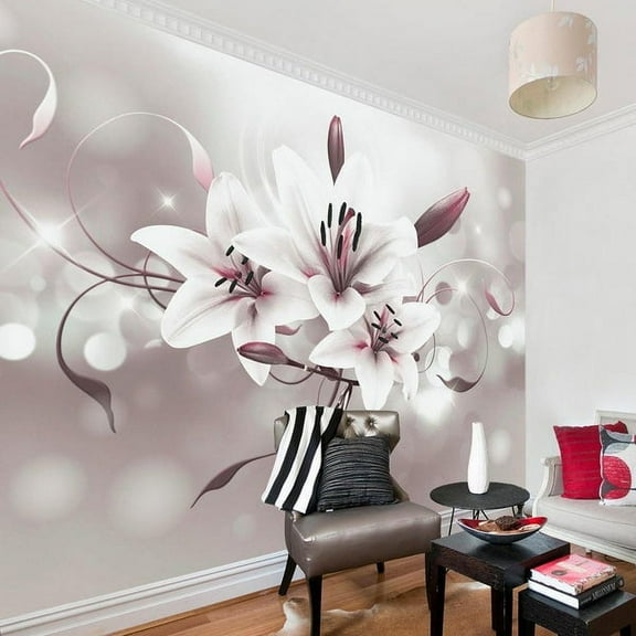 Tiptophomedecor Floral Wallpaper Wall Mural - Favourite Of Kings