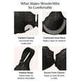 thumbnail image 4 of Glamorise Full Figure Plus Size Wonderwire Front-Closure Bra Underwire #1245, 4 of 8